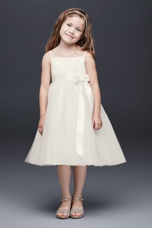 Satin Formal Little Girls Dresses